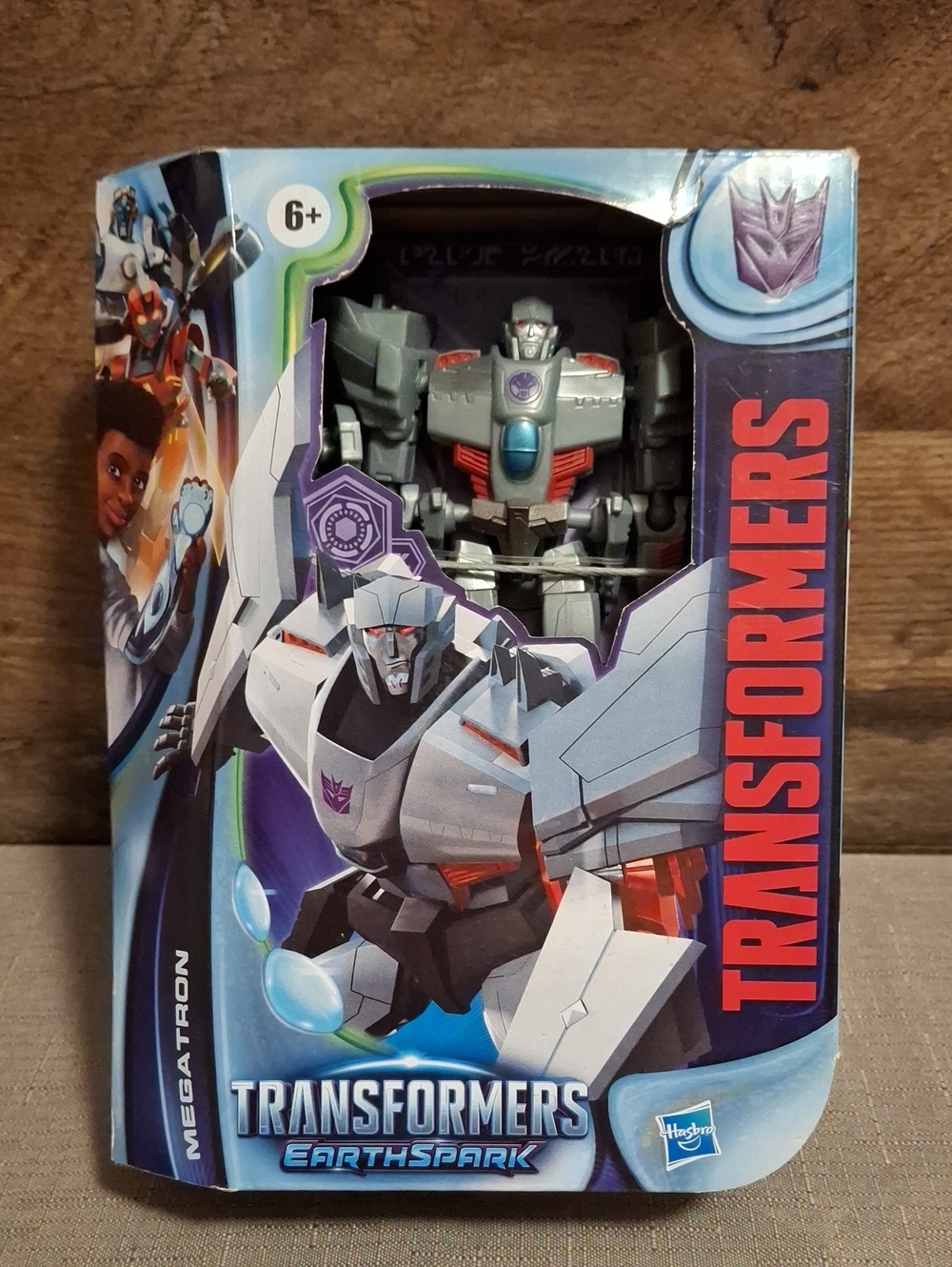 Hasbro Transformers Earthspark Megatron Figure - Gray, Red, Purple